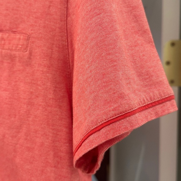 Ted Baker Pink “ish” / Red Polo Shirt Vibrant Design - Picture 5 of 9